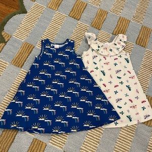 Lot of 2 Hanna Andersson girls sundresses
